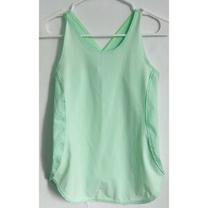 Ivivva • Pastel Green Racer Back Athletic Tank Top